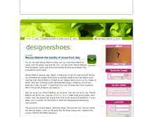 Tablet Screenshot of designershoes.cuisine-spirit.com