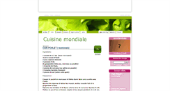 Desktop Screenshot of cuisine-mondiale.cuisine-spirit.com